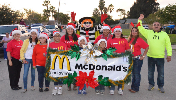 McDonald’s of Los Fresnos took 1st place in the Walking category