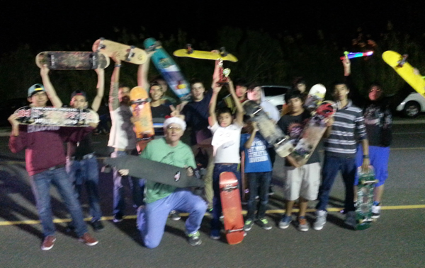 The “Skaters” of Los Fresnos Park took 2nd place in the Walking category