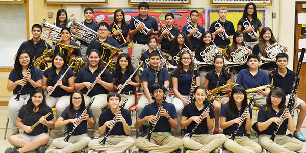 Thirty-two Los Cuates Middle School students were named to the All-Valley Band.