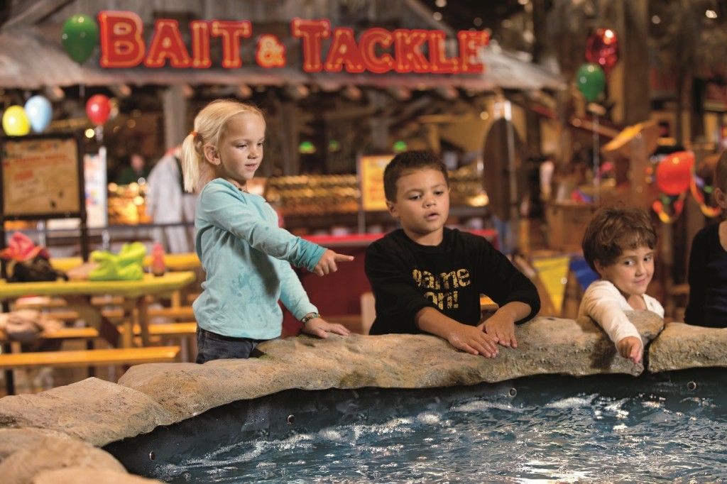 Kids love playing the Duck Pond Game where they can pick a duck for a chance to win a LED flashing lanyard. Photo: Bass Pro Shops