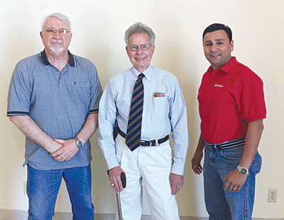 Pictured are (left to right) QuickBooks certified pro advisor Frank B. Klinger, Los Fresnos Chamber Executive Director Val Champion and State Farm agency intern David Armendariz. Photo: Victor Moreno/LFN 