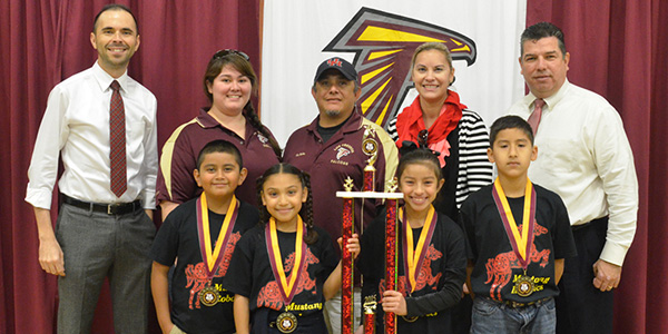 The Laureles Elementary Lightning Bolts won first place in the District Robotics Competition. Photo: LFCISD